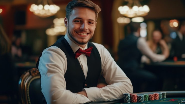 Kartu komunitas dan informasi tangan Tata letak kartu komunitas dalam permainan Texas Hold'em Bonus